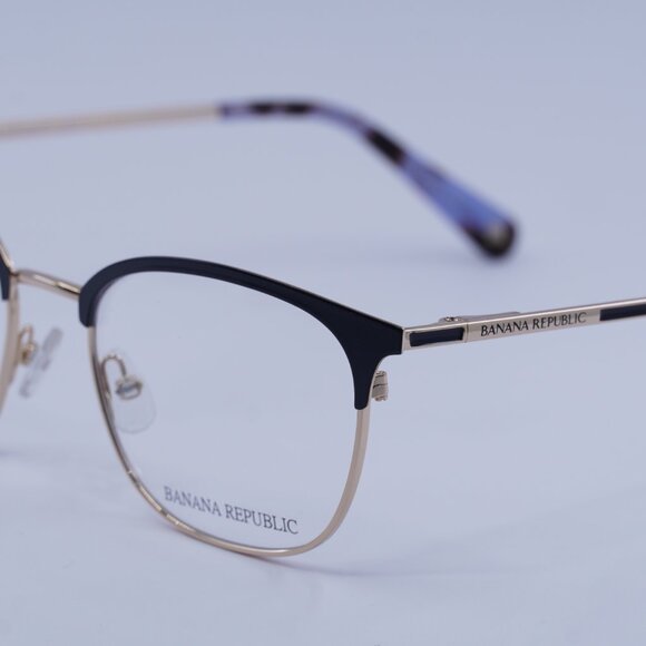 Banana Republic ISADORA 0KY2 00 Eyeglasses Blue/Gold 51mm Cat Eye Frame - Picture 5 of 11